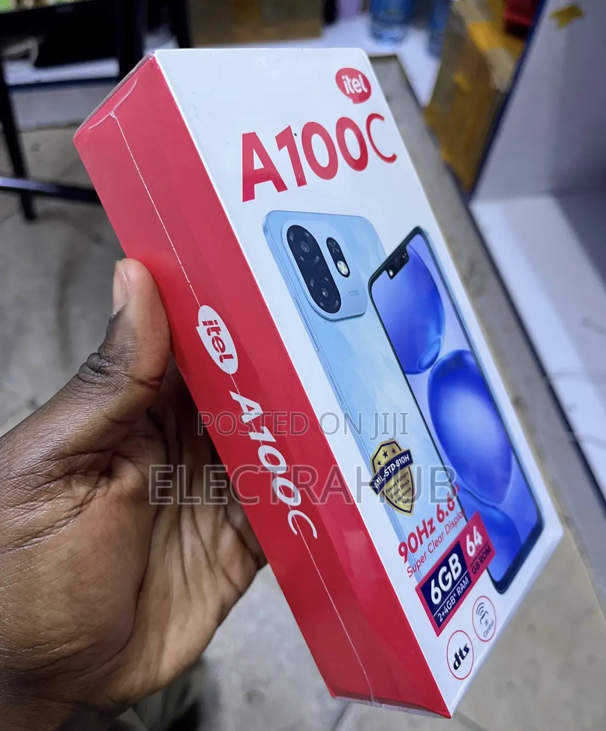New Itel A100C 64 GB Black
