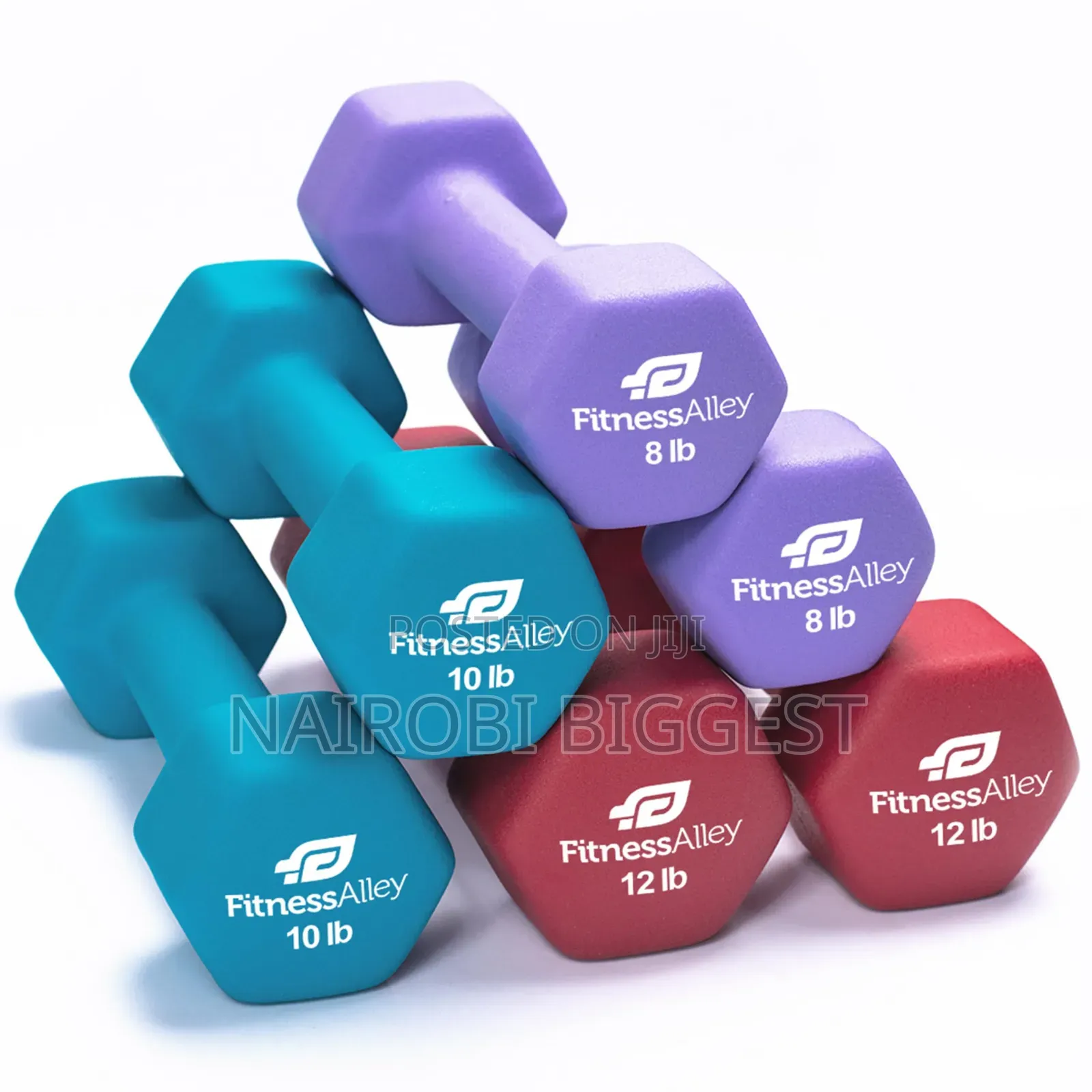 Neoprene 3kgs Jogging Dumbells