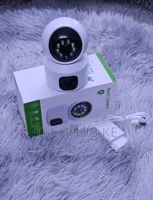 Sim Card 4g Camera Indoor Dual Lens