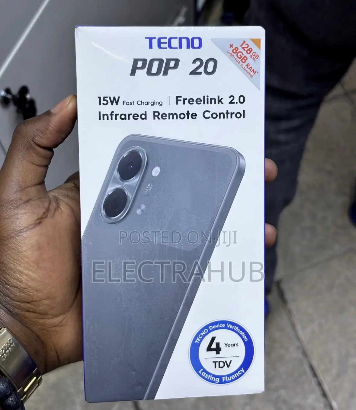 New Tecno Pop 20 128 GB Black
