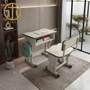 Home Desk; Adjustable Reclining Kids Desk Chair Set