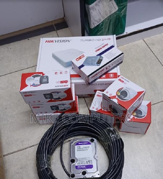 Smart Hybrid Hikvision CCTV Kit With Cameras 6 CCTV