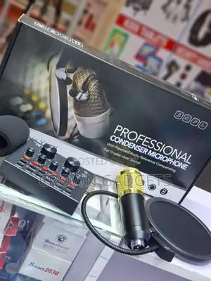 Bm800 Wired Condenser Microphone Complete Studio Kit