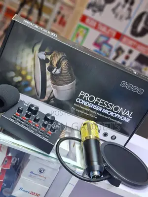 Bm800 Wired Condenser Microphone Complete Studio Kit