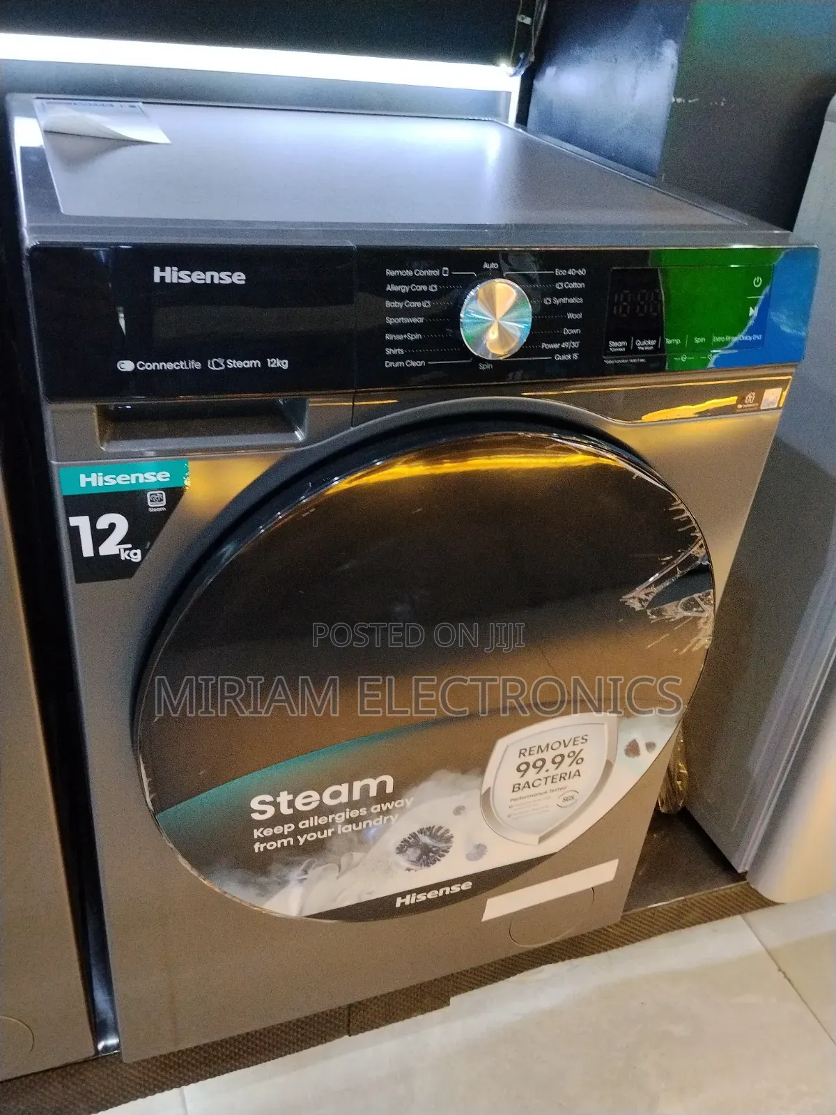 Hisense Washing Machine 12kg Front Load 2 Years Warranty