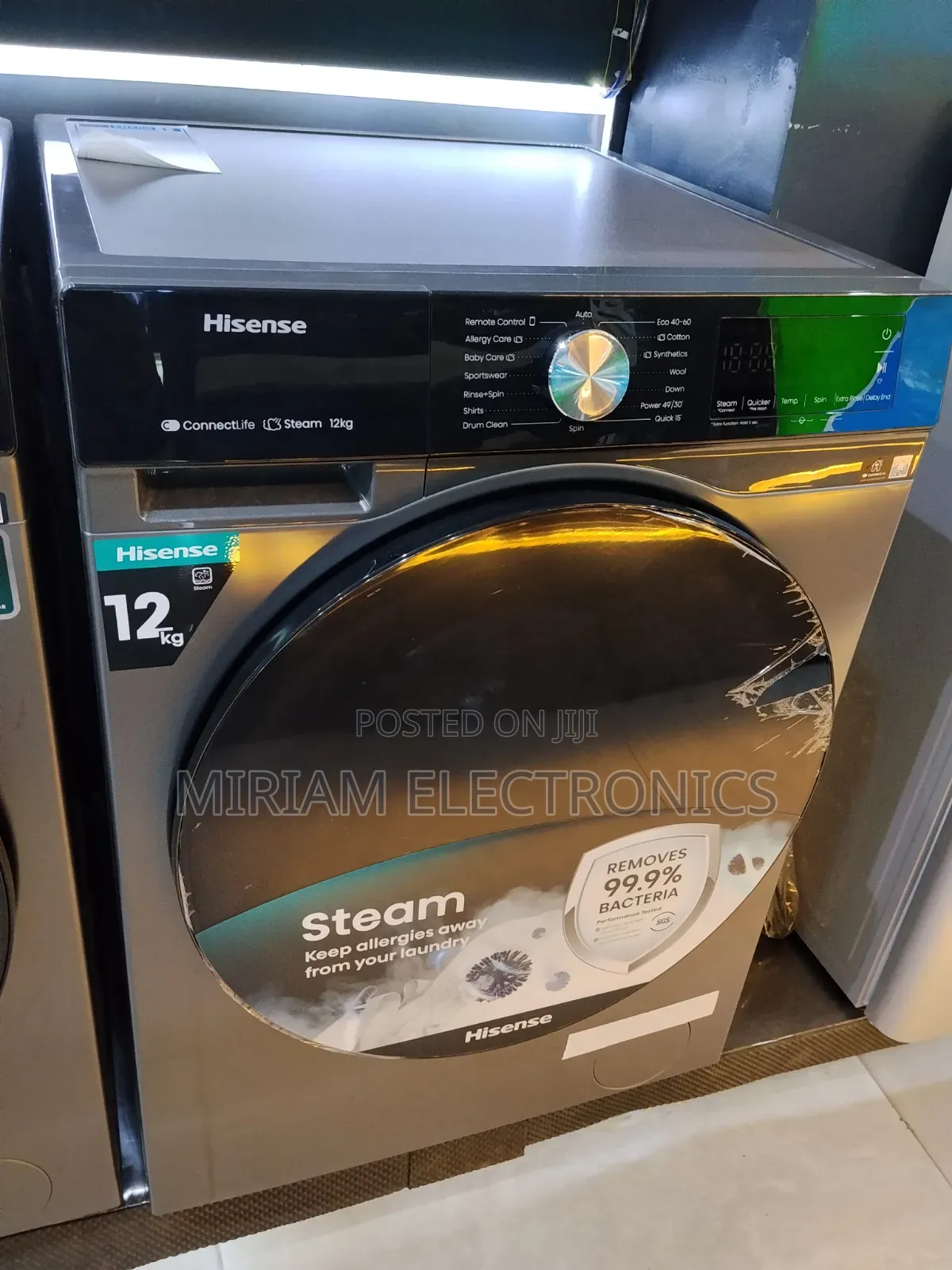 Hisense Washing Machine 12kg Front Load 2 Years Warranty