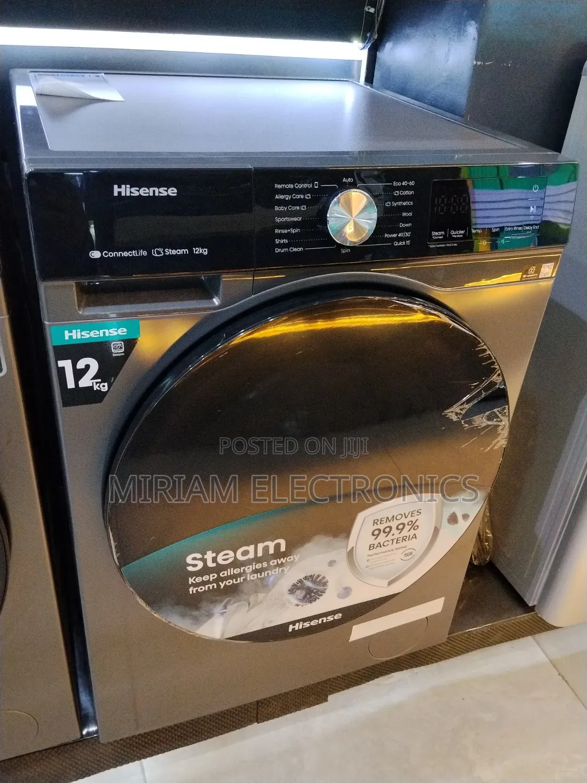 Hisense Washing Machine 12kg Front Load 2 Years Warranty