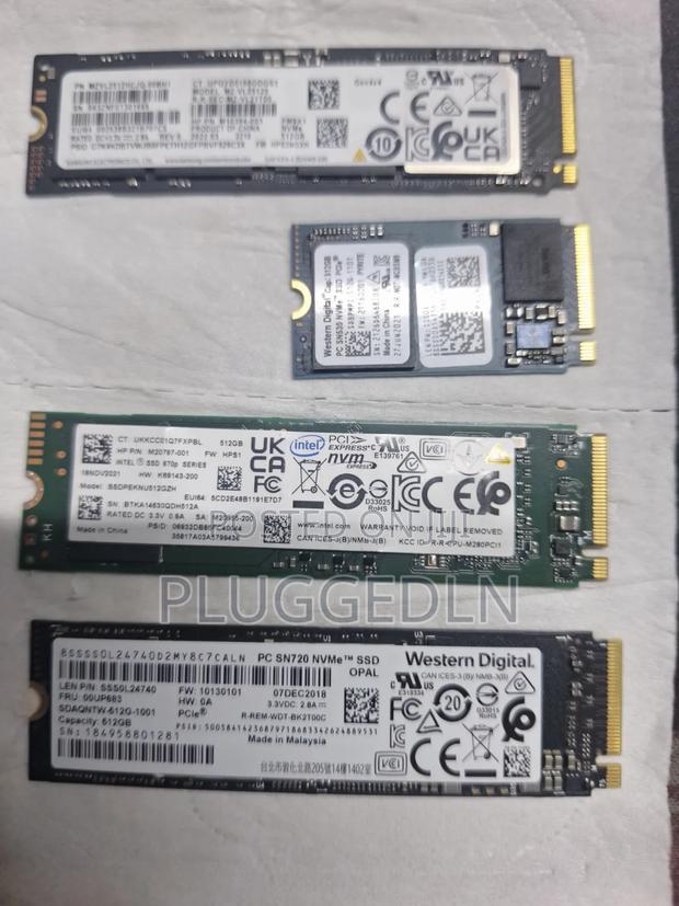 512gb M.2 Nvme Internal SSDS (Samsung, Wd, Intel)