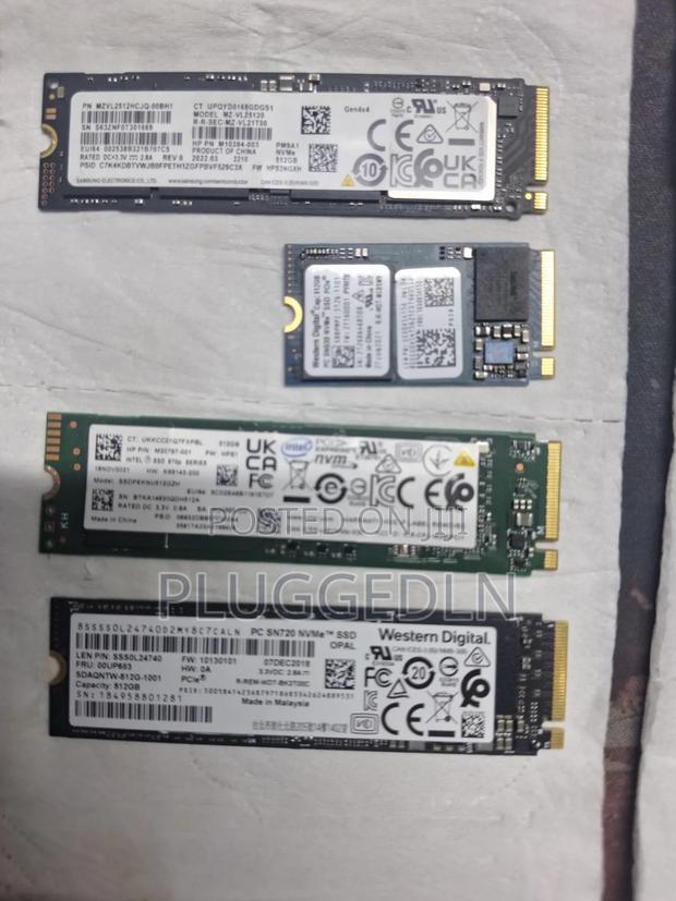 512gb M.2 Nvme Internal SSDS (Samsung, Wd, Intel) - thumbnail 2