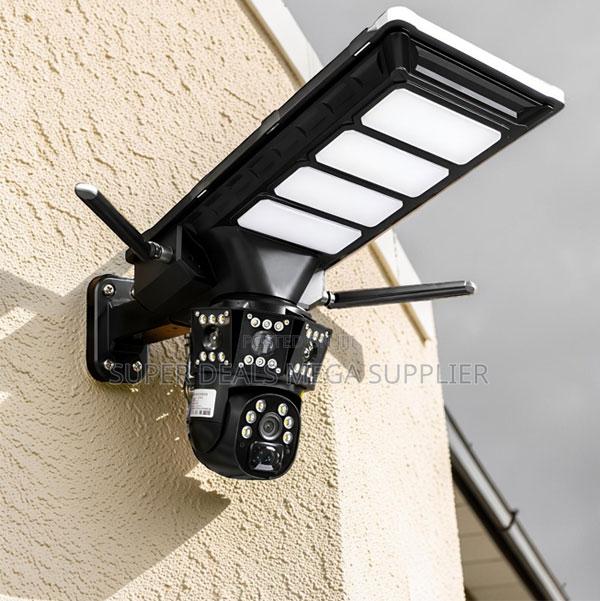 4g PTZ Wireless Connectivity Solar Camera With Led Solar Street Light