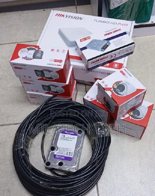 Hikvision 8 Camera Outdoor Indoor CCTV Kit – Smart Hybrid - main view