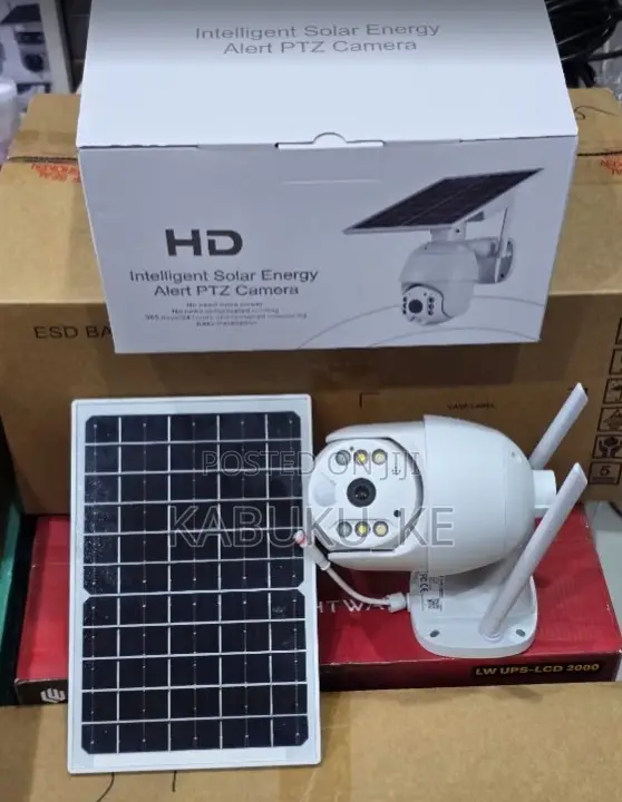 Ubox Single Lens 4g Solar Powered Simcard Outdoor CCTV Camera