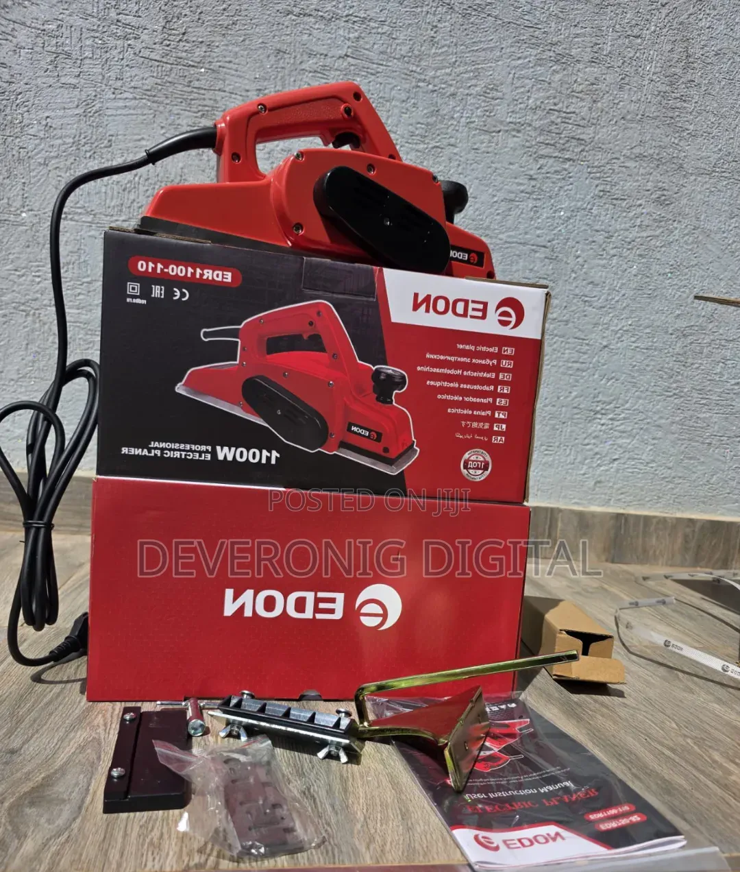 Edon Electric Planer 1100watts 
Comes With Extra Blade