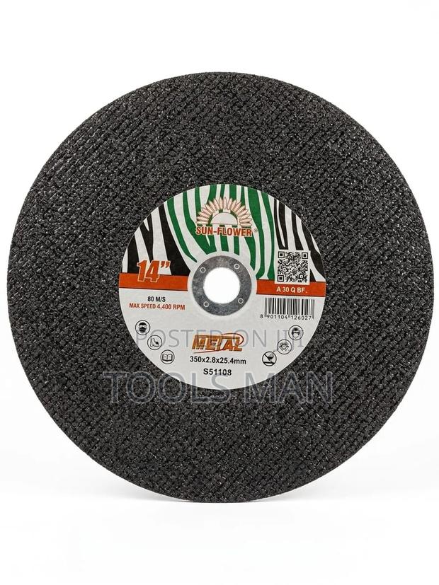 Sun-Flower 14 Inch Metal Cutting Disc 350mm Abrasive Wheel.