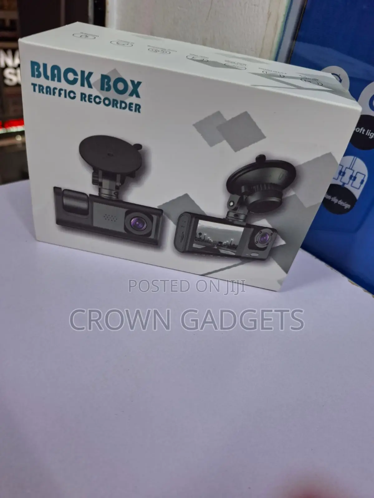 Black Box 1080p Dash Camera With Rear Camera and G Sensor