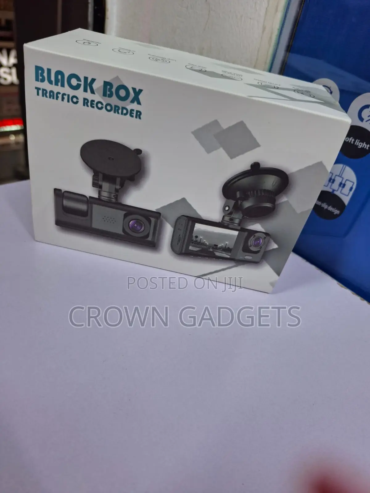 Black Box 1080p Dash Camera With Rear Camera and G Sensor