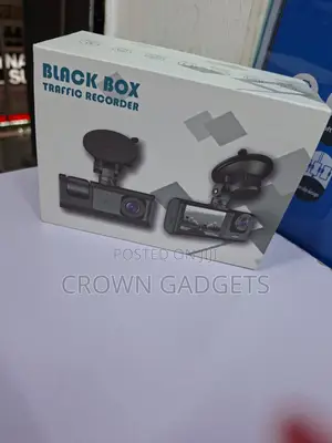 Black Box 1080p Dash Camera With Rear Camera and G Sensor
