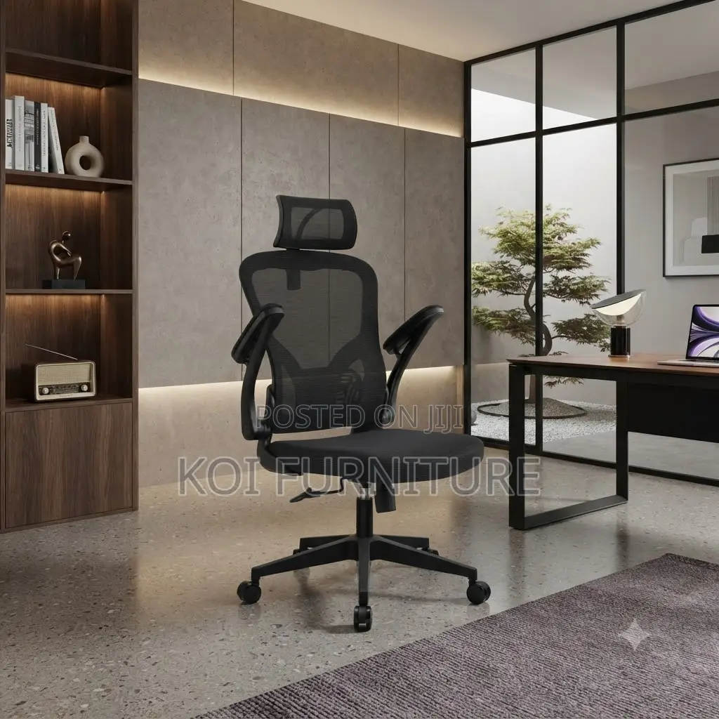Office Chairs; Ergonomic High-Back Support Staff Office Chairs