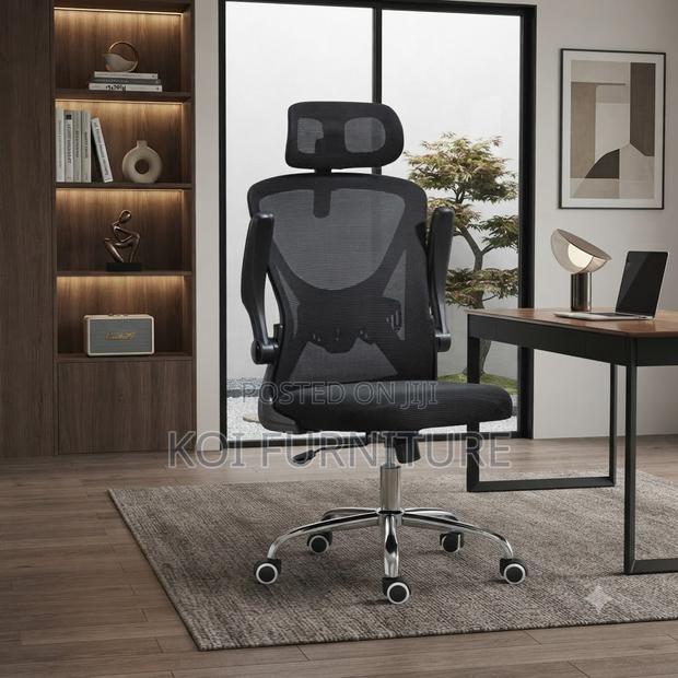Office Chairs; Ergonomic High-Back Support Staff Office Chairs - thumbnail 4