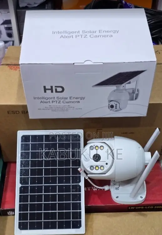 Ubox 4g Solar Powered Camera -(4g Gsm, PTZ 360°,Hd Night Vision,