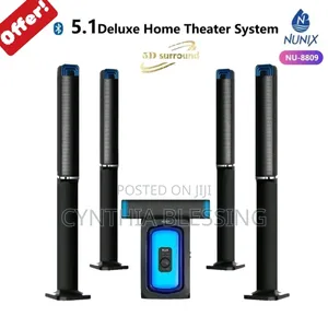 Nunix Speaker, Home Theatre System Deluxe Nu-8809 5.1 _Offer