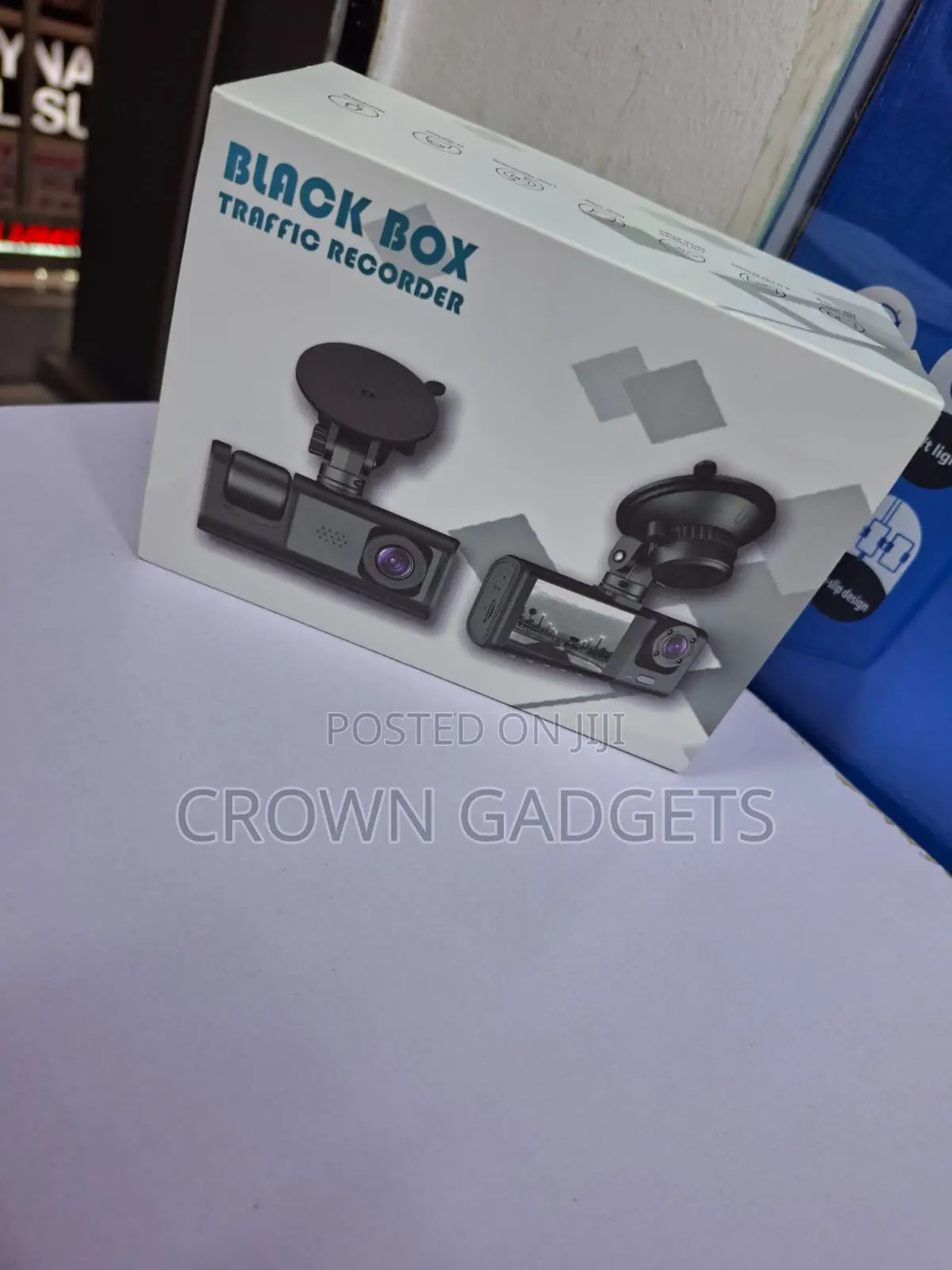 1080p Dashboard Camera With Wide Angle Lens and Rear Cam
