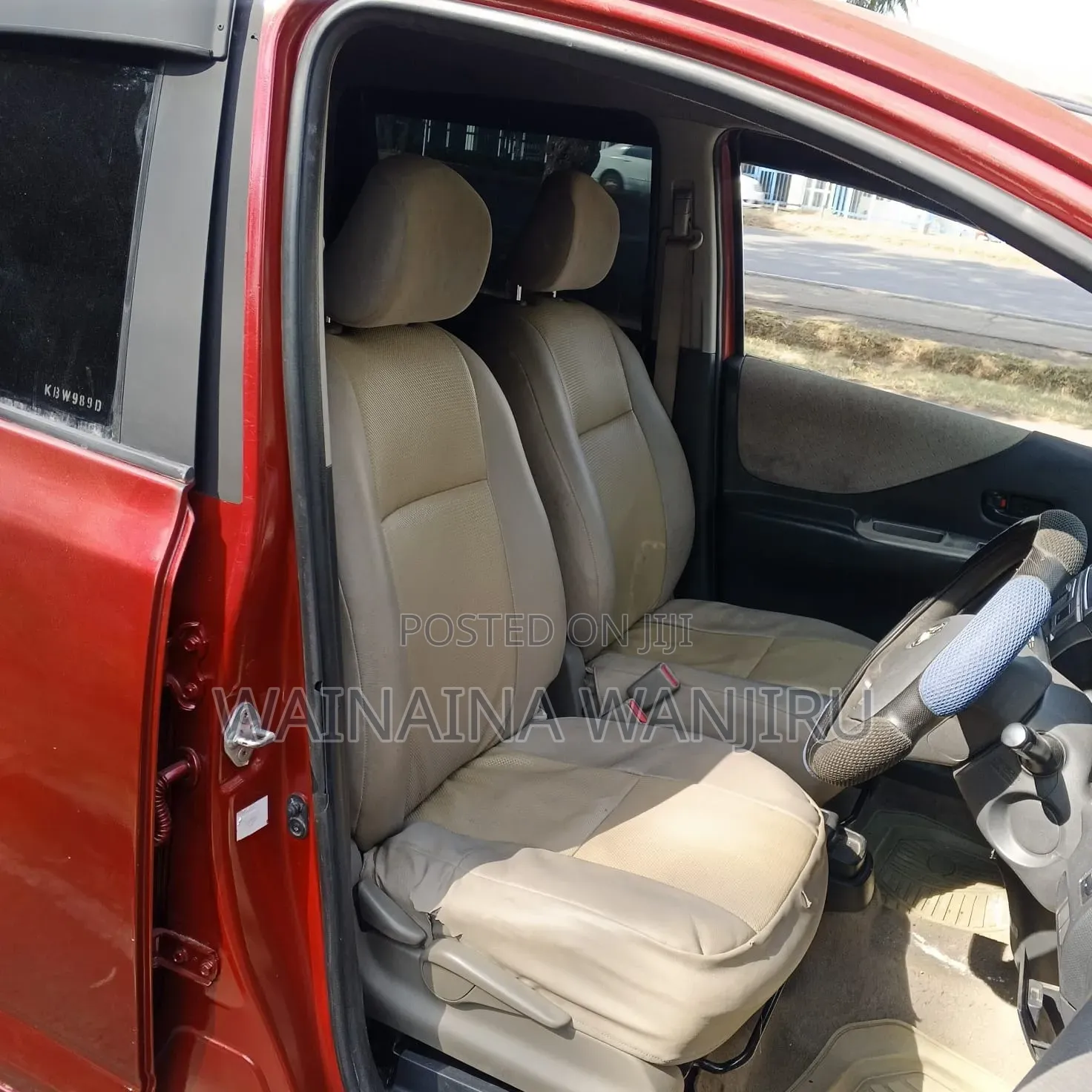 Toyota Ractis 2009 Red