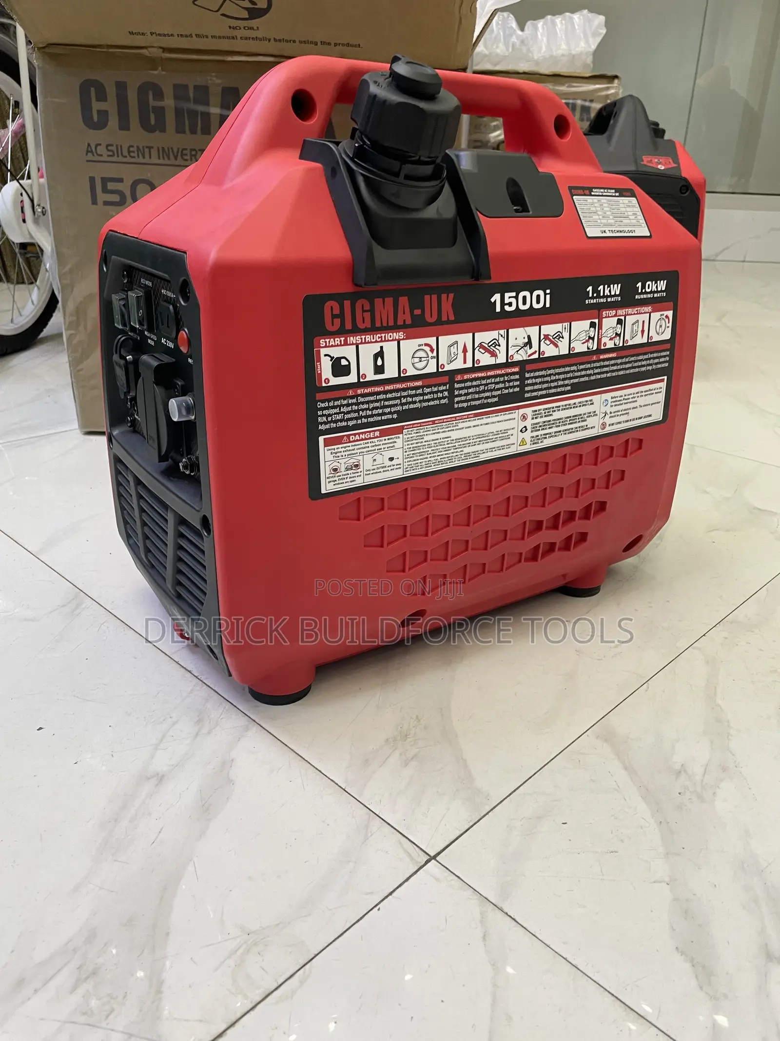Cigma-Uk 1500i Silent Inverter Gasoline Generator