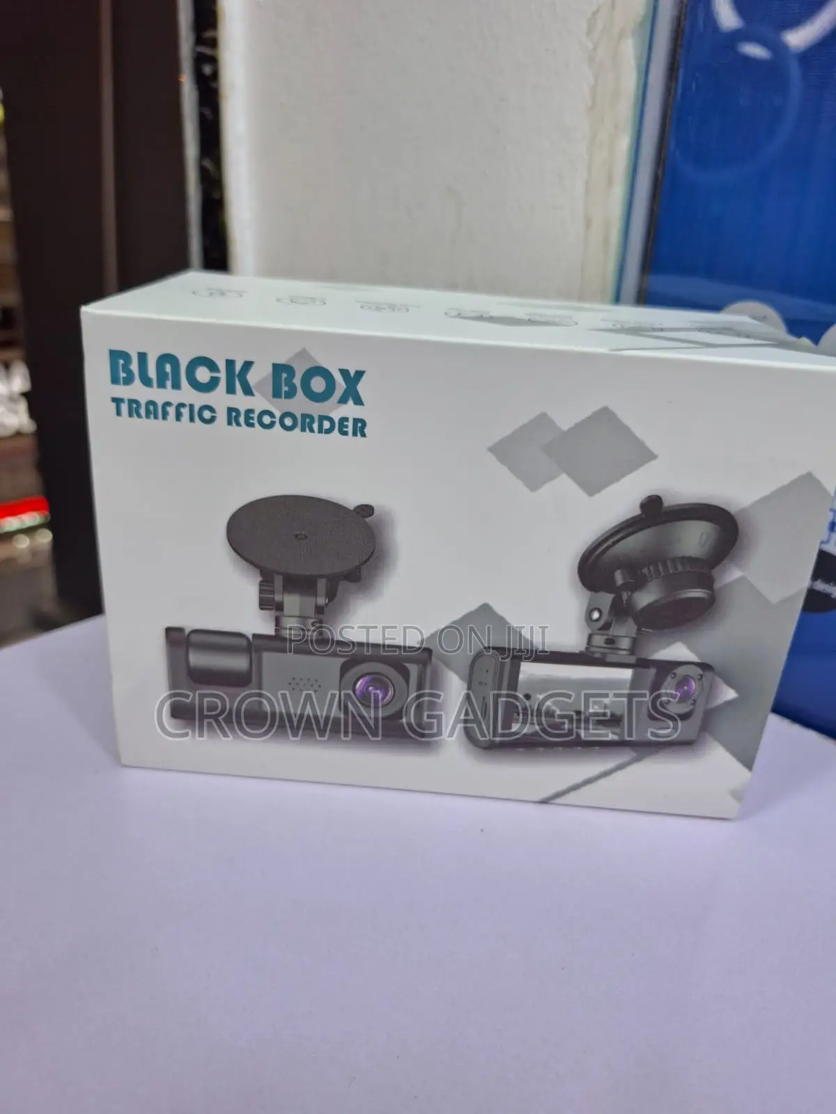 1080p Black Box Car DVR With Rear Camera and Night Vision