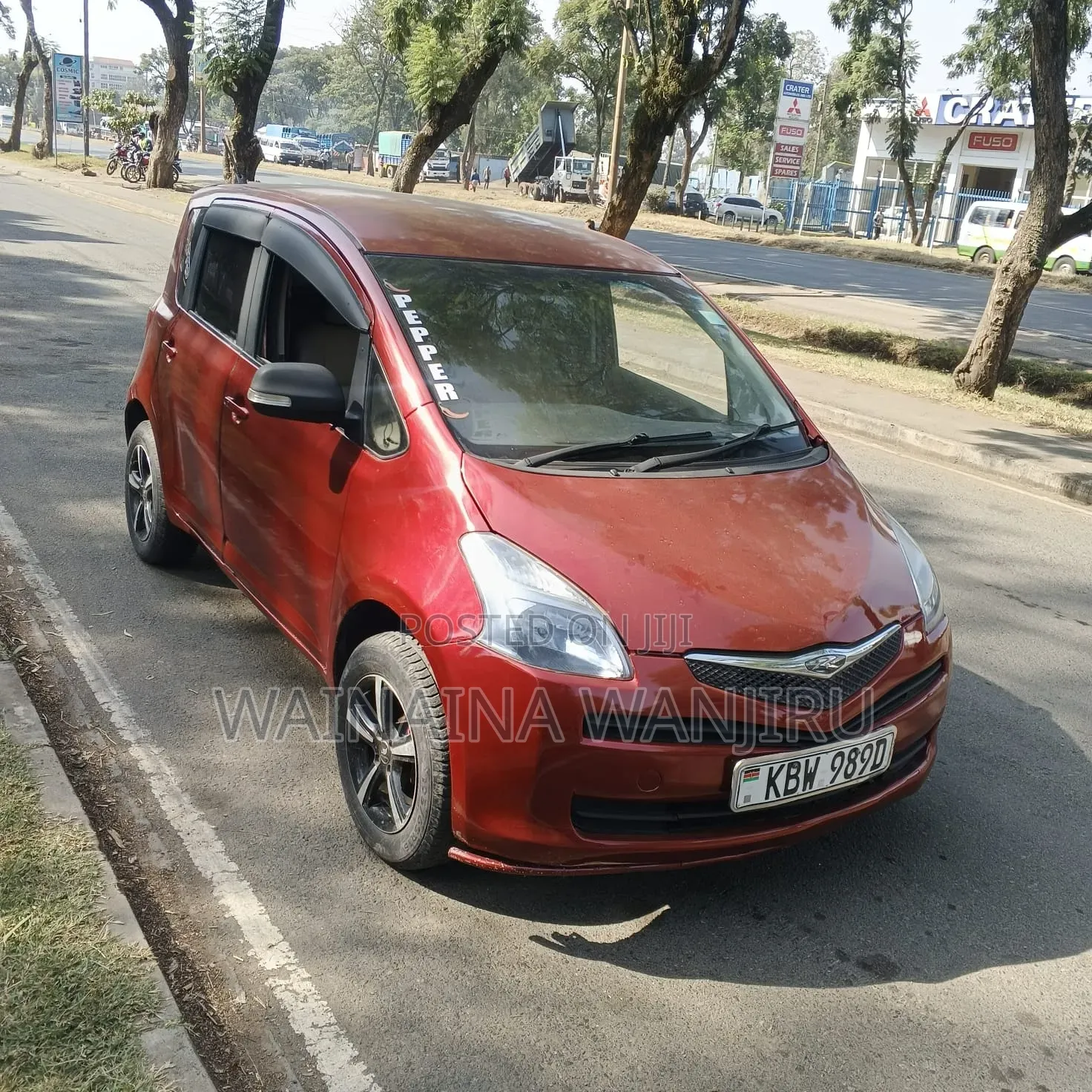 Toyota Ractis 2009 Red