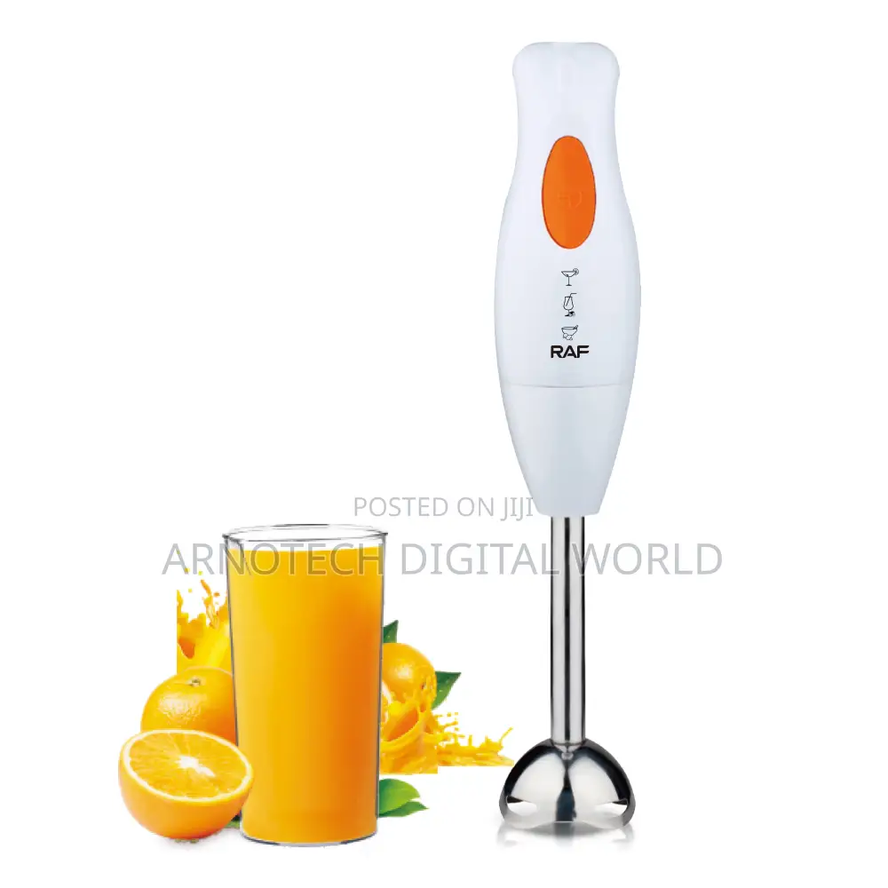 Raf 300w 4 Stainless Steel Blade Mini Durable Electric Hand Blender