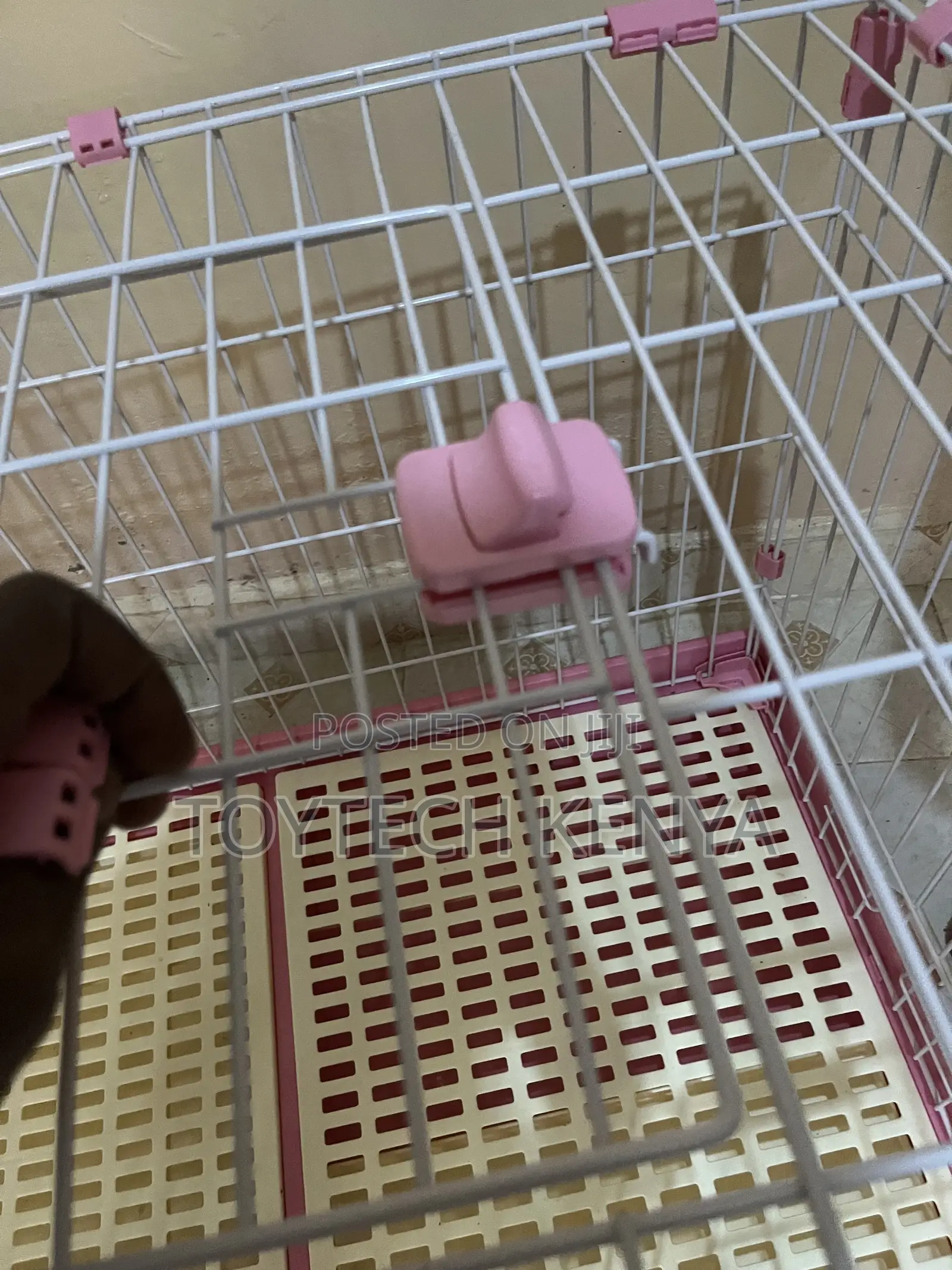 Big Pink Animal Cage