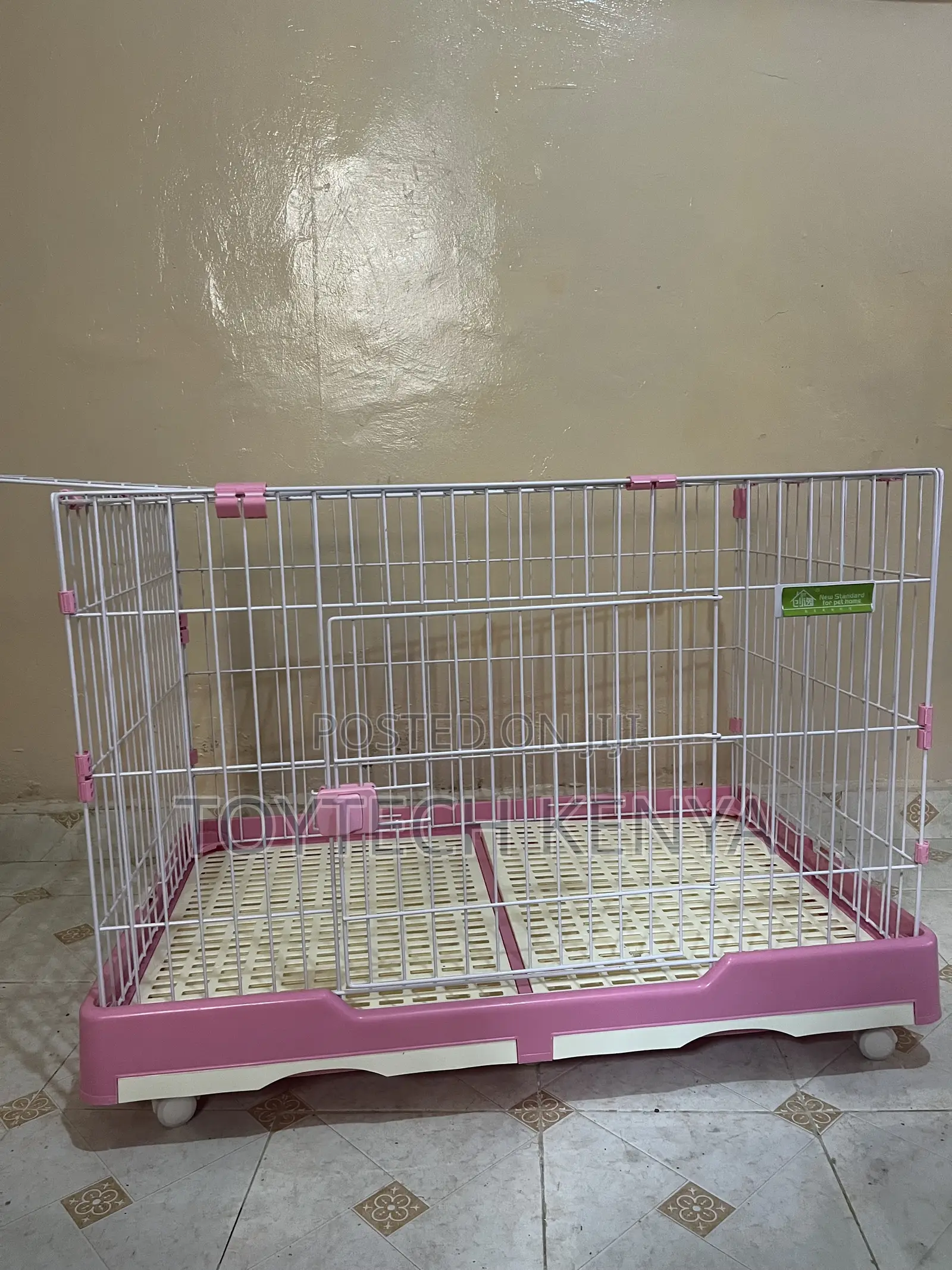 Big Pink Animal Cage