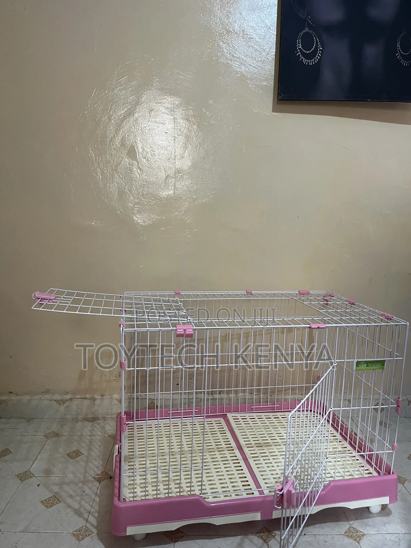 Big Pink Animal Cage