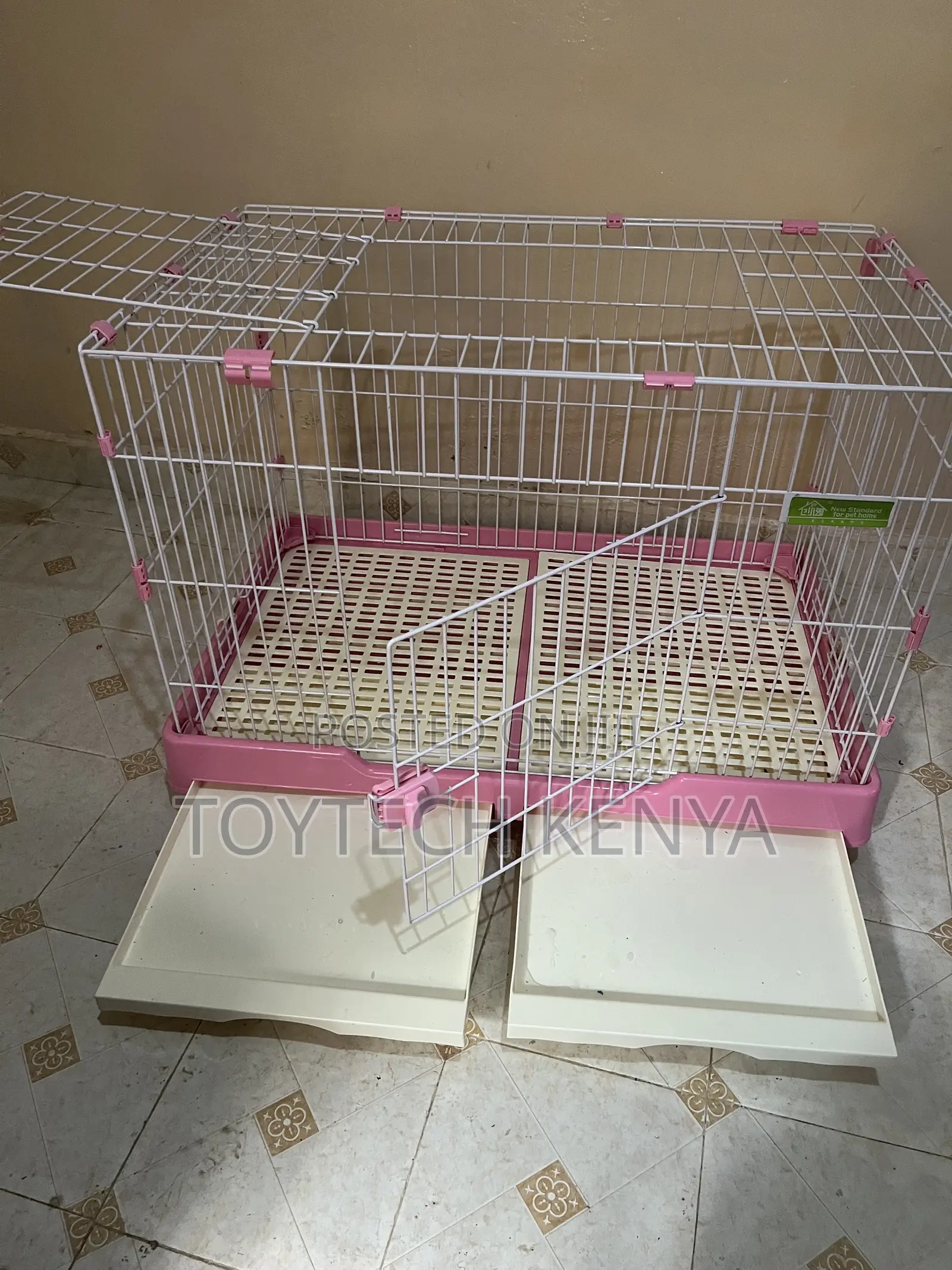 Big Pink Animal Cage