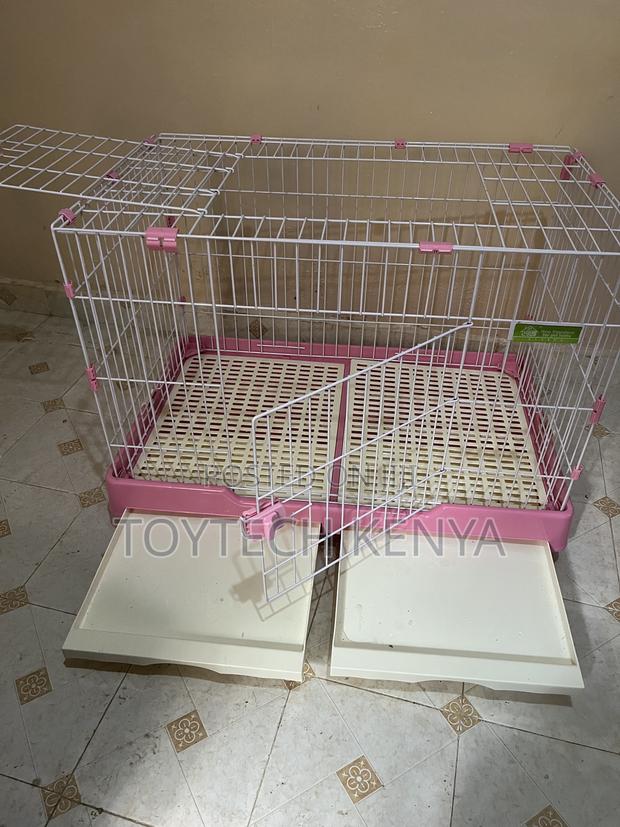 Big Pink Animal Cage - thumbnail 3