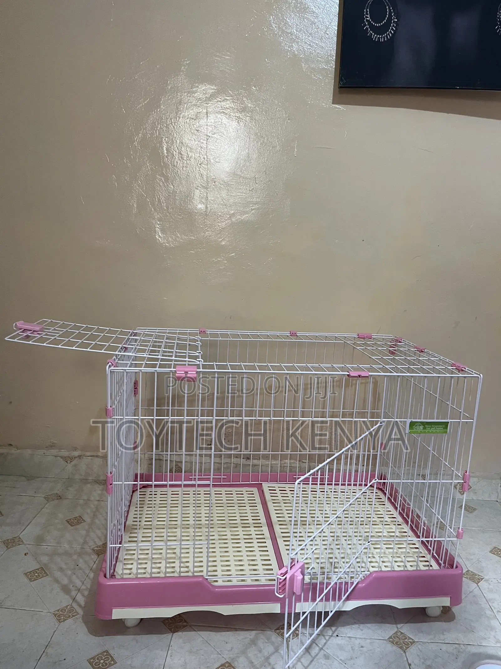 Big Pink Animal Cage