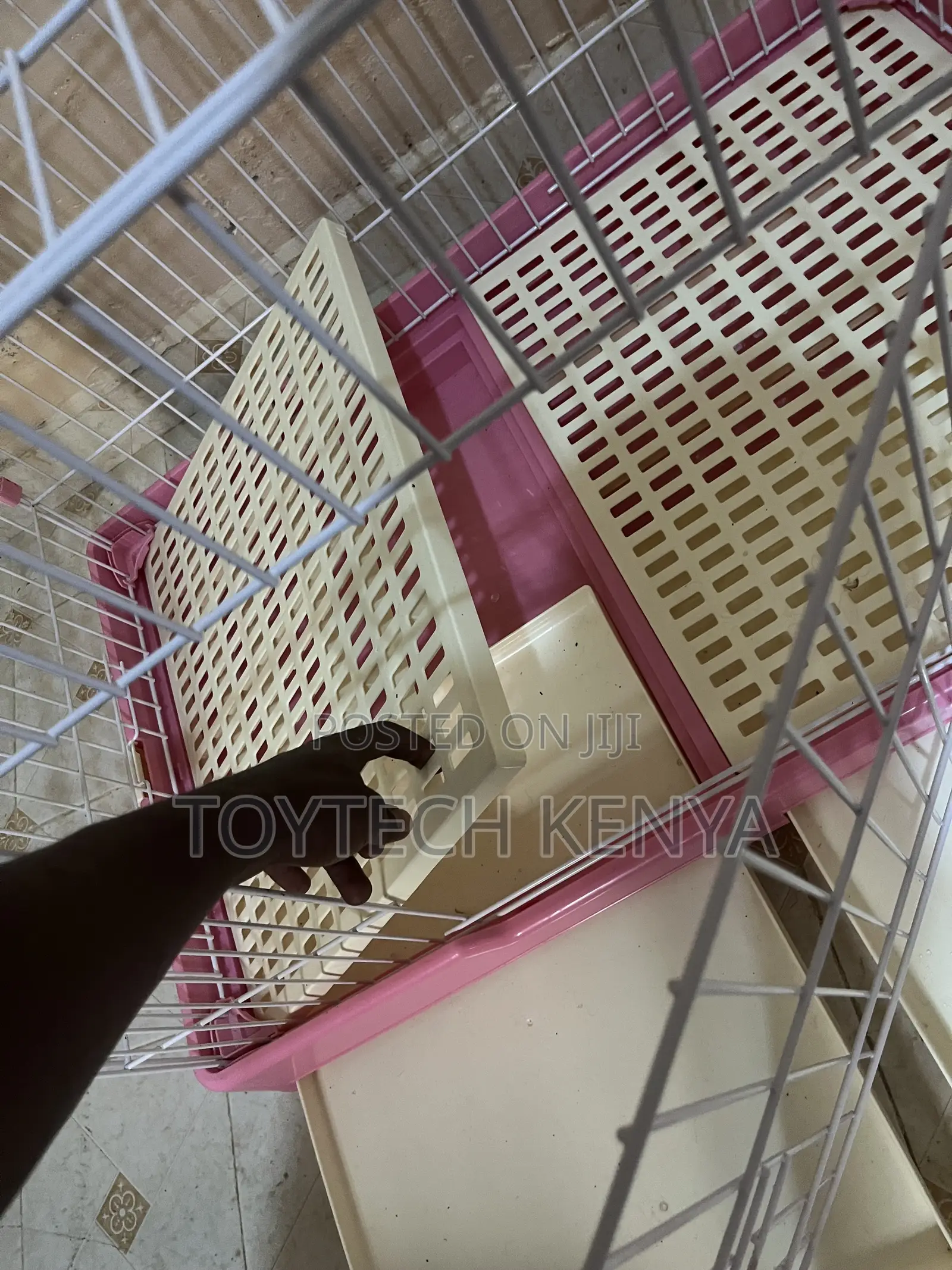 Big Pink Animal Cage