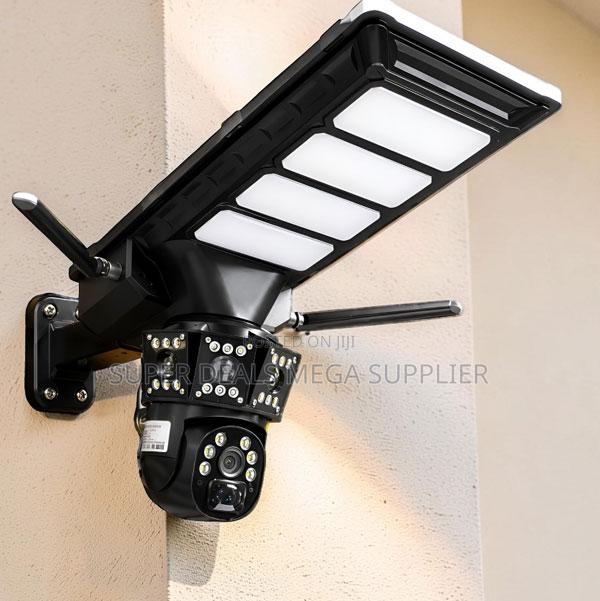 4g PTZ Cloud Storage Support Solar Camera With Led Solar Street Light - main view