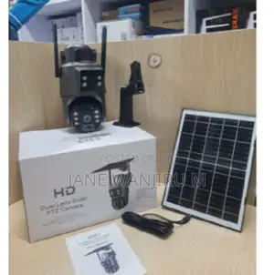4mp Ubox 4g Solar PTZ Camera – Dual Lens Outdoor Security Camera