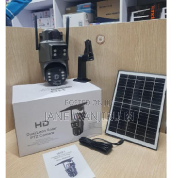 4mp Ubox 4g Solar PTZ Camera – Dual Lens Outdoor Security Camera