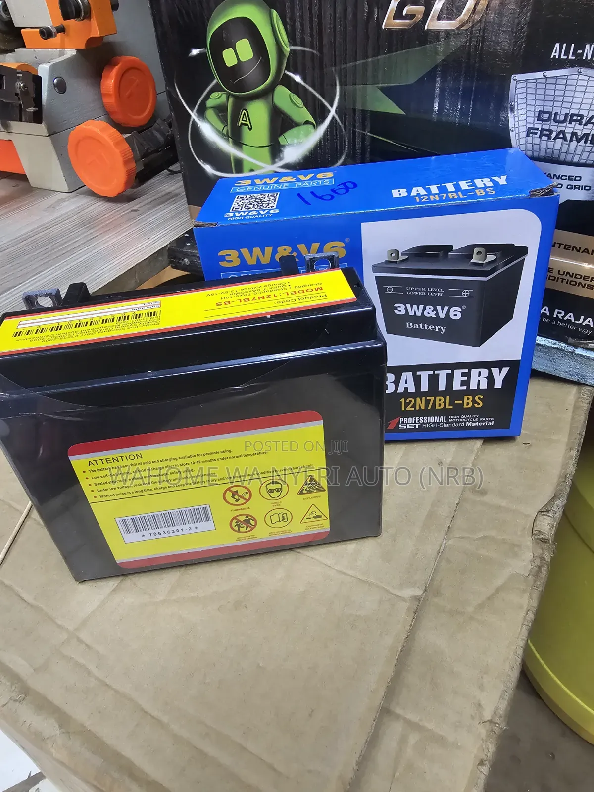 N7 Dry Motorcycle Battery