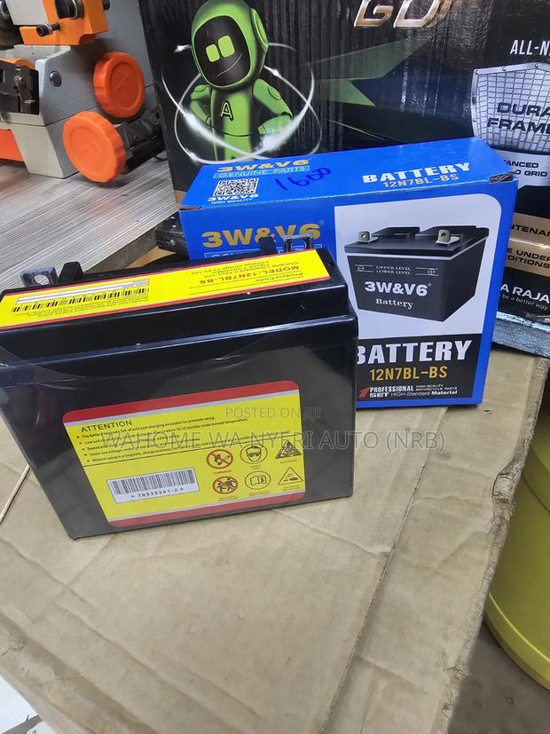 N7 Dry Motorcycle Battery - thumbnail 2
