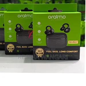 Oraimo Opensnap Air Opn-371 *Real-Time Al Translation* Earbuds -Black