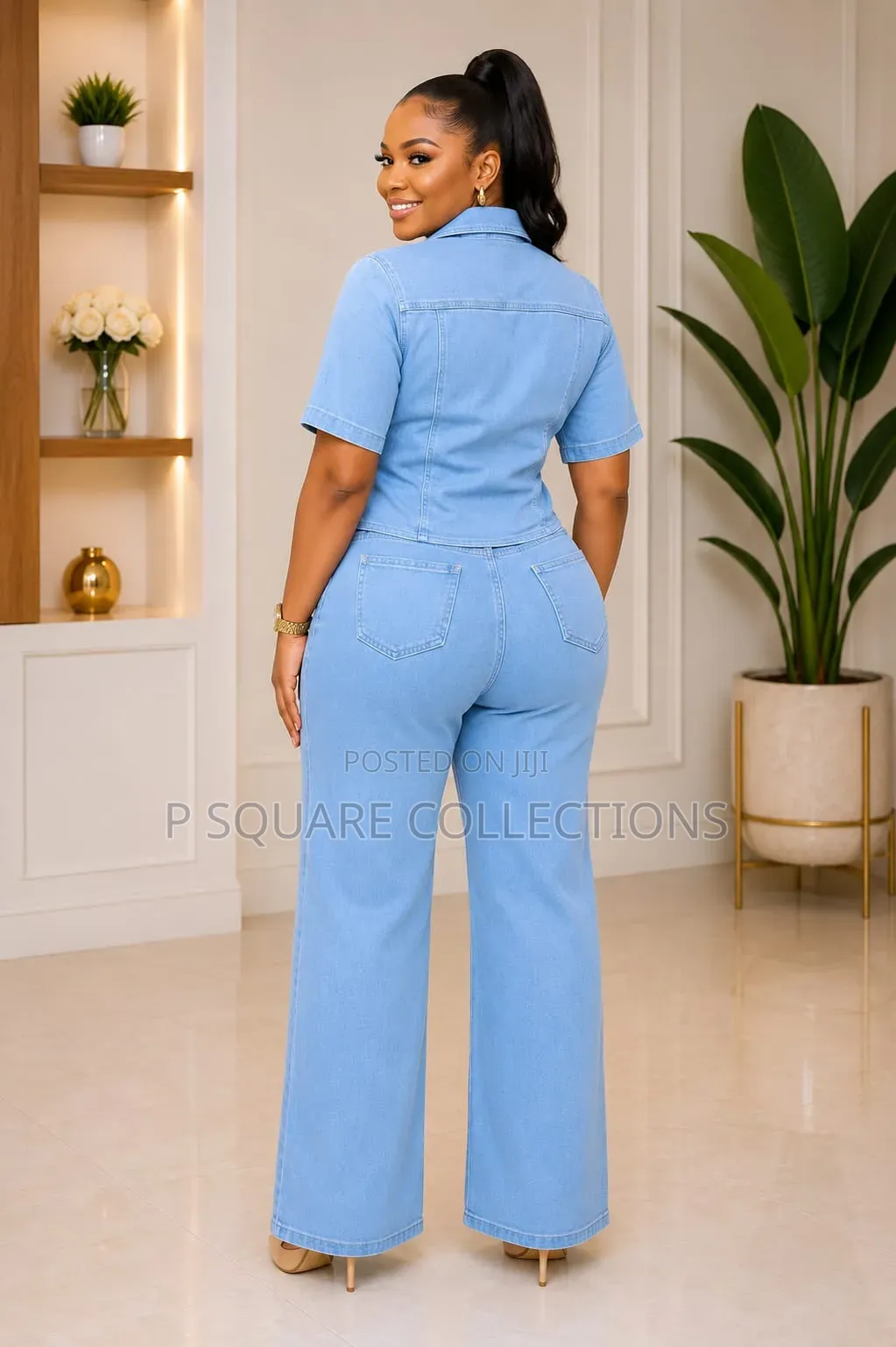 Premium Stretch Denim
Stylish Cropped Jacket