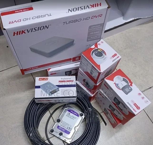Hikvision 4ch CCTV Kit With Night Vision Cameras