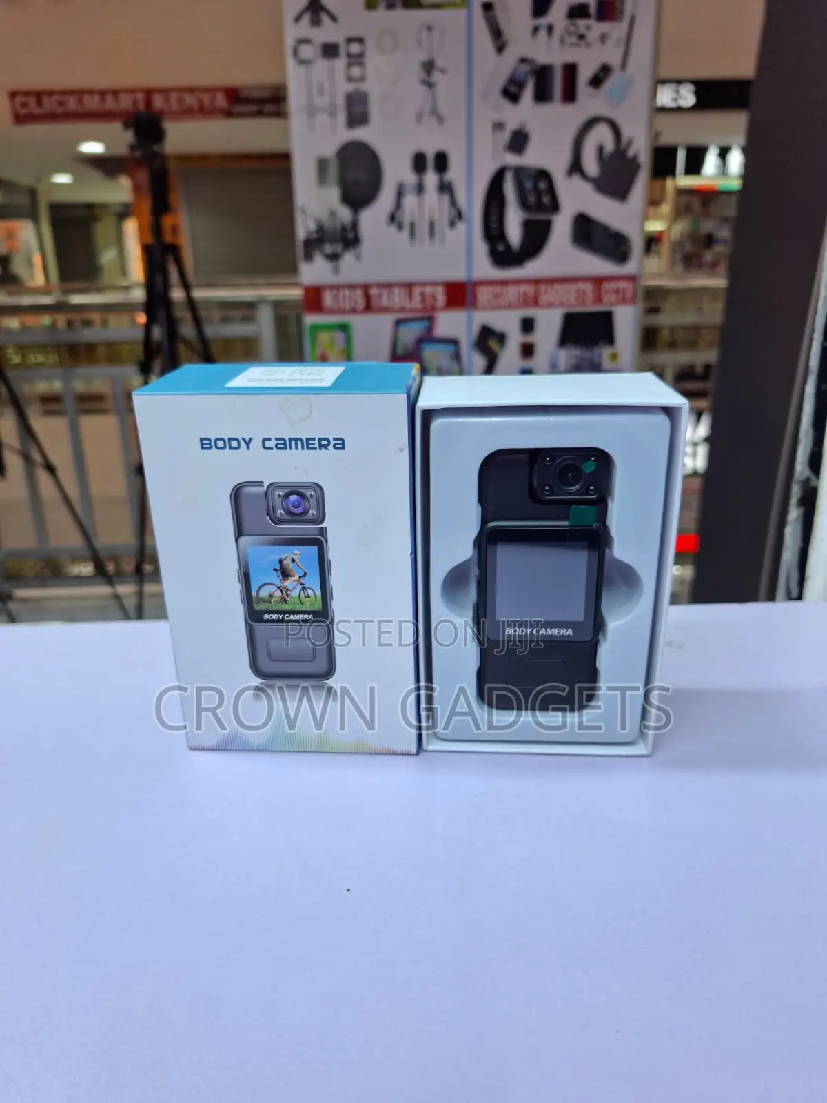 Portable Body Worn Camera With Motion Detection and Clip