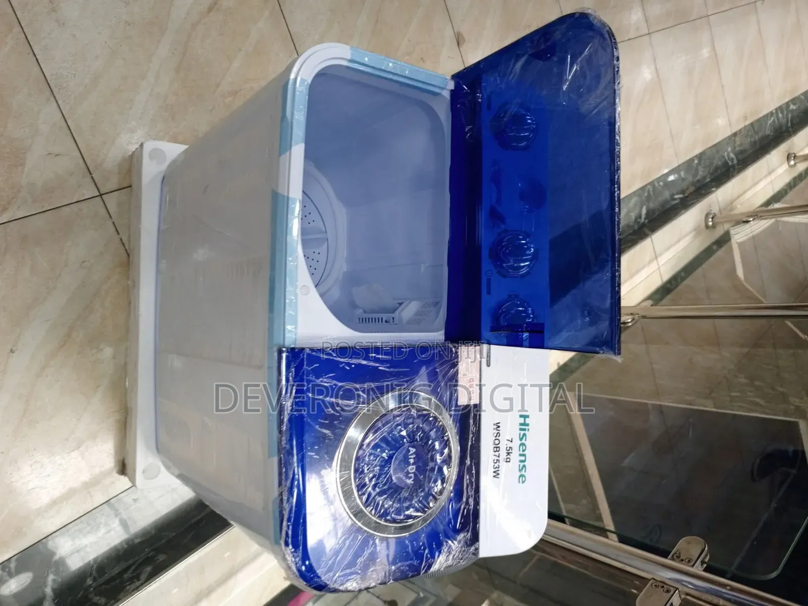 Hisense Washing Machine Twin Tub 7.5kgs