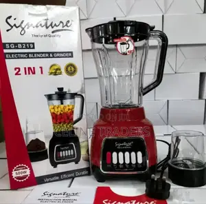 Signature 2 in 1 Electric Blender With Grinder Sg B206