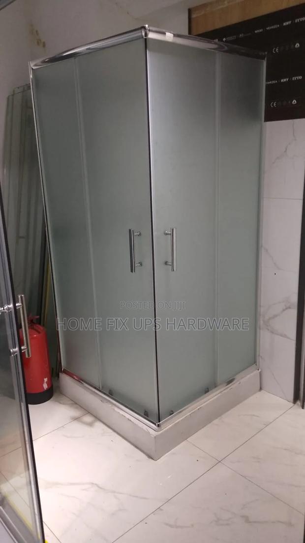 Frosted Square Shower Cubicle